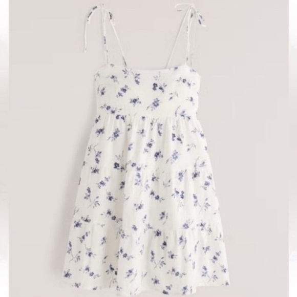 Abercrombie & Fitch Dresses & Skirts - Abercrombie & Fitch Tie-Strap Tiered Mini Dress